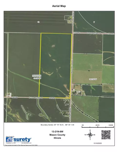 3400 E 1450 N County Rd, Mason City, IL 62664