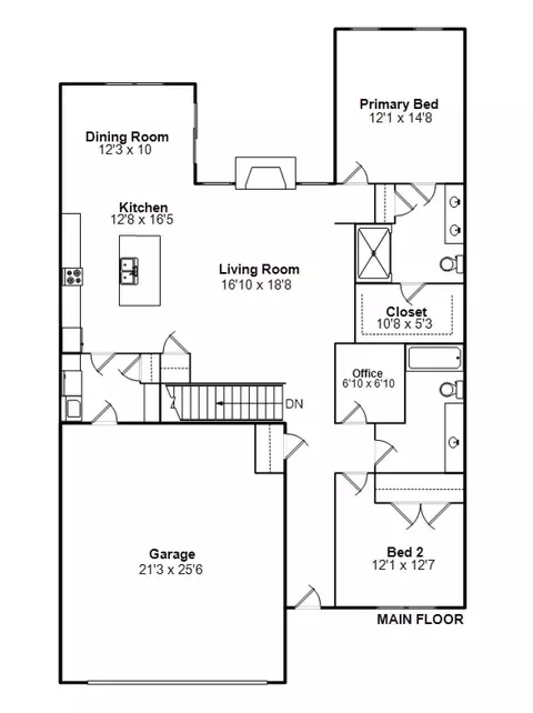 Floorplan - 5315 Verdant Ln, Springfield, IL 62711 photo 1 of 2