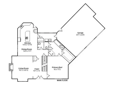 Floorplan - 6209 Winterberry Ln, Springfield, IL 62712 photo 1 of 3