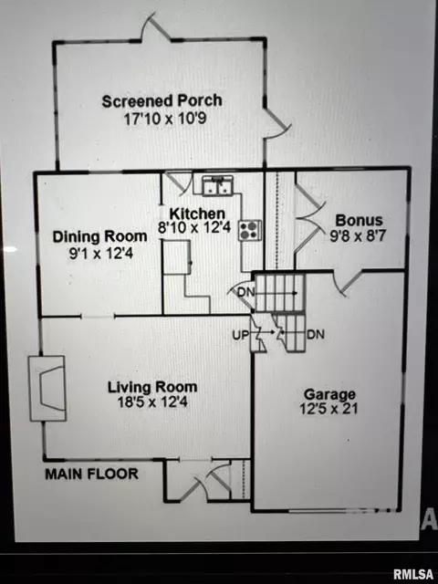 Floorplan - 204 E Black Ave, Springfield, IL 62702 photo 1 of 4