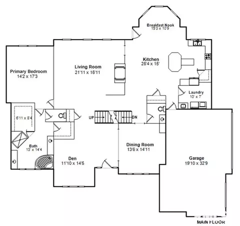 Floorplan - 6216 Northampton Ln, Springfield, IL 62711 photo 1 of 3