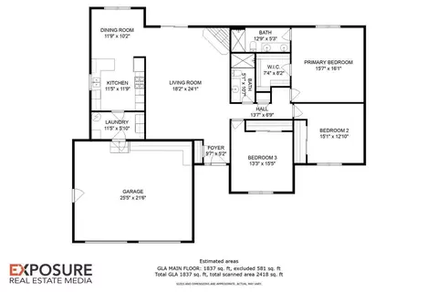 Floorplan - 799 Shoshoni Dr, Springfield, IL 62711 photo 1 of 1
