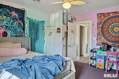 Bedroom - 202 E Birch St, New Berlin, IL 62670 photo 6 of 8