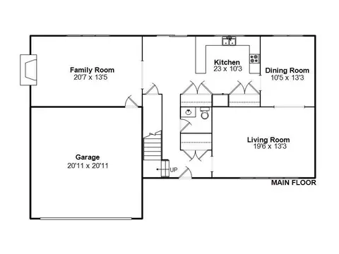 Floorplan - 1101 Green Meadow Ln, Springfield, IL 62712 photo 1 of 2
