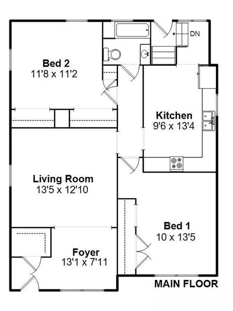 Floorplan - 554 W Canedy St, Springfield, IL 62704 photo 1 of 2