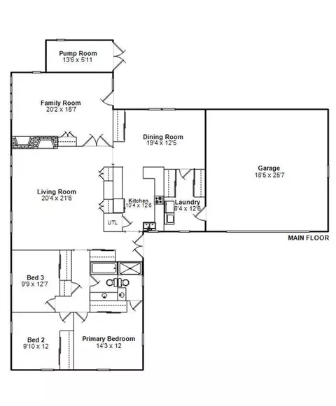 Floorplan - 2124 Fairway Dr, Springfield, IL 62704 photo 1 of 1