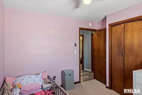 Bedroom - 406 S Main St, Ohlman, IL 62076 photo 6 of 6