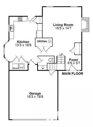 Floorplan - 616 E Menard St, Riverton, IL 62561 photo 2 of 2