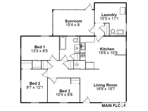 Floorplan - 1104 Johnson Ln, Springfield, IL 62702 photo 1 of 1
