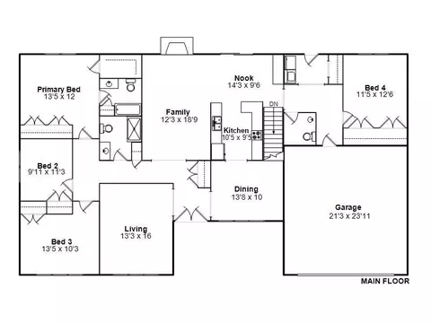 Floorplan - 54 Top Hill Ln, Springfield, IL 62704 photo 1 of 2
