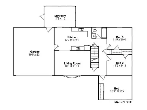 Floorplan - 42 Coachlight Ct, Springfield, IL 62703 photo 1 of 2