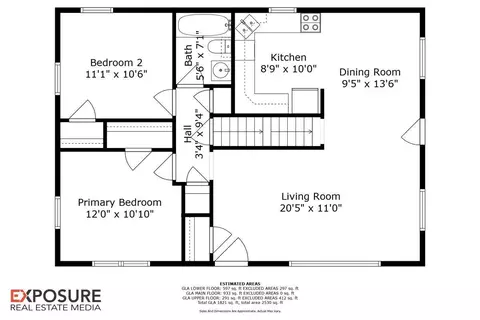 Floorplan - 421 Outer Park Dr, Springfield, IL 62704 photo 2 of 3