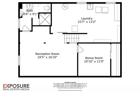 Floorplan - 421 Outer Park Dr, Springfield, IL 62704 photo 1 of 3