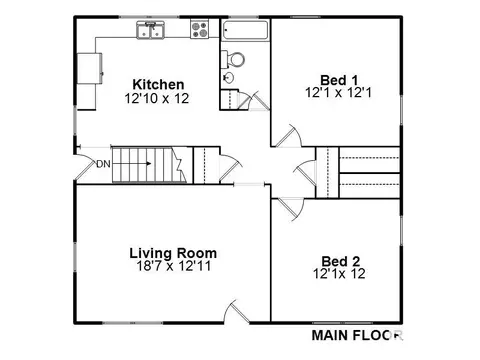 Floorplan - 1216 N Rutledge St, Springfield, IL 62702 photo 1 of 2