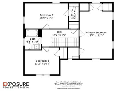 Floorplan - 1820 Noble Ave, Springfield, IL 62704 photo 4 of 7