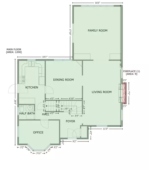 Floorplan - 1820 Noble Ave, Springfield, IL 62704 photo 3 of 7