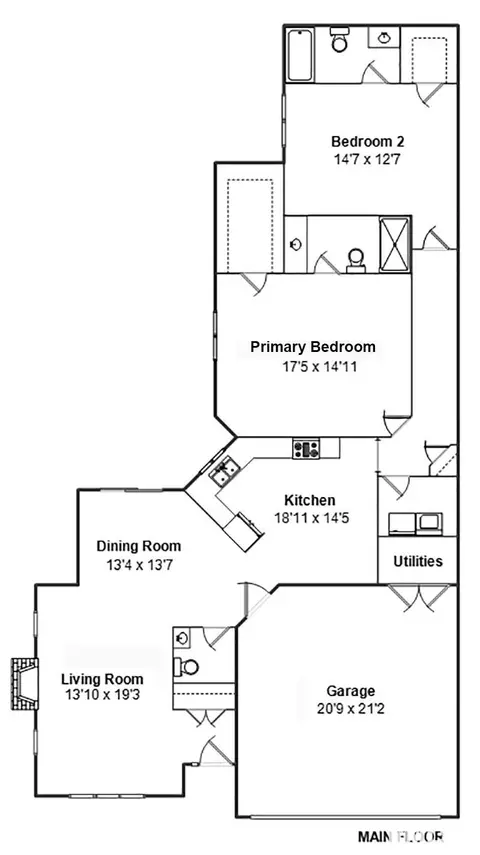 Floorplan - 4905 Eagles Lndg, Springfield, IL 62711 photo 1 of 1