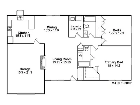 Floorplan - 101 Astoria Rd, Springfield, IL 62704 photo 1 of 1