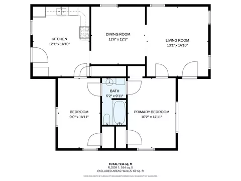 Floorplan - 522 3rd St, Lincoln, IL 62656 photo 1 of 1