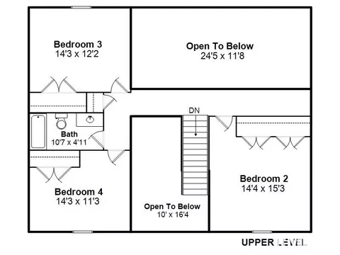 Floorplan - 4704 Foxhall Ln, Springfield, IL 62711 photo 2 of 3