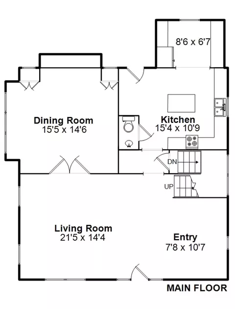 Floorplan - 923 N 5th St, Springfield, IL 62702 photo 1 of 4