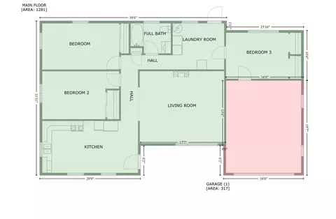 Floorplan - 1109 N 32nd St, Springfield, IL 62702 photo 2 of 2