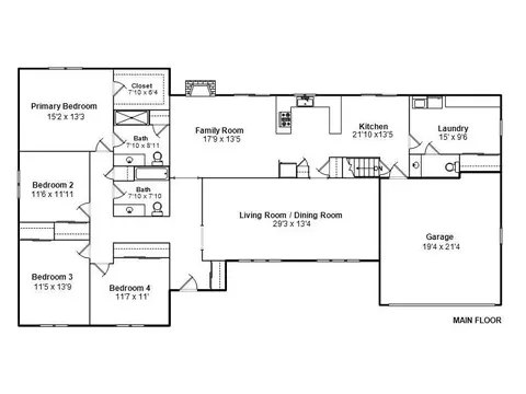 Floorplan - 2 Beacon Ridge Dr, Springfield, IL 62711 photo 1 of 2