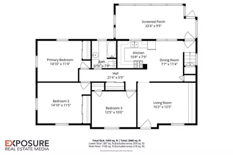 Floorplan - 3213 Sherman St, Springfield, IL 62703 photo 2 of 5