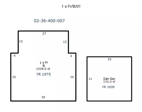 Floorplan - 7319 Malone Rd, Alma, IL 62807 photo 1 of 1