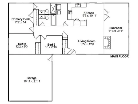 Floorplan - 200 N Durkin Dr, Springfield, IL 62702 photo 1 of 1