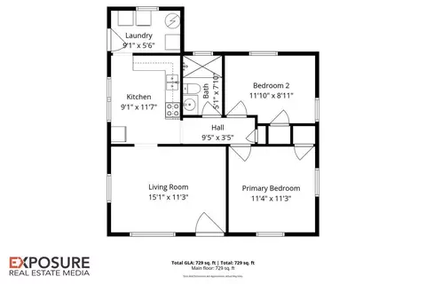 Floorplan - 3012 Louise Ln, Springfield, IL 62702 photo 1 of 2