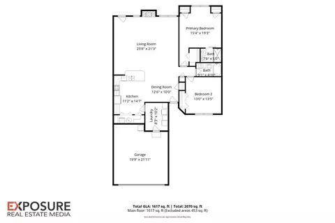 Floorplan - 6214 Hayley Ct, Springfield, IL 62712 photo 1 of 1