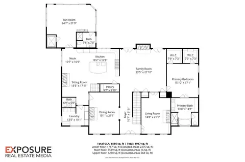 Floorplan - 3609 Melissa Dr, Springfield, IL 62711 photo 3 of 4