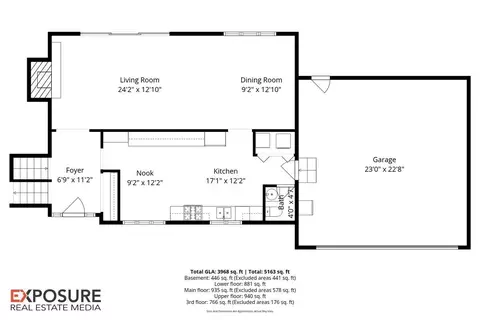 Floorplan - 9 Oakwood Dr, Springfield, IL 62711 photo 4 of 11
