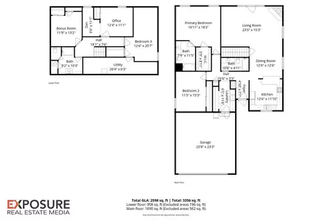 Floorplan - 2806 Haggard Dr, Springfield, IL 62711 photo 1 of 3