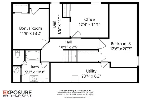 Floorplan - 2806 Haggard Dr, Springfield, IL 62711 photo 2 of 3