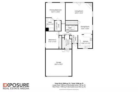 Floorplan - 2806 Haggard Dr, Springfield, IL 62711 photo 3 of 3