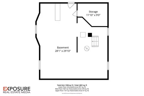 Floorplan - 2817 S Park Ave, Springfield, IL 62704 photo 4 of 4