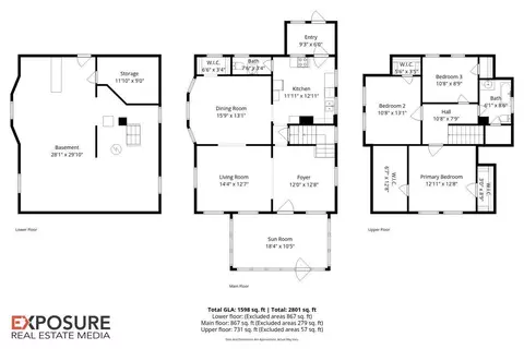 Floorplan - 2817 S Park Ave, Springfield, IL 62704 photo 1 of 4