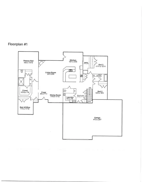 Floorplan - 10 The Elms Ln, Springfield, IL 62712 photo 1 of 2
