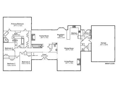 Floorplan - 2421 E Lake Shore Dr, Springfield, IL 62712 photo 1 of 1