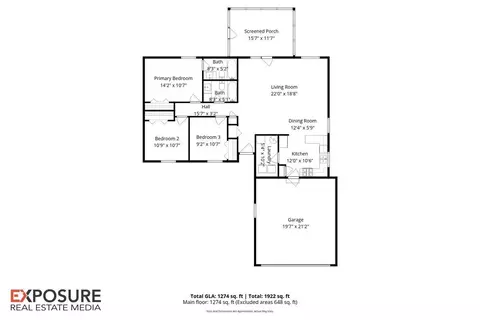 Floorplan - 1116 Bolin Ct, Springfield, IL 62703 photo 2 of 2