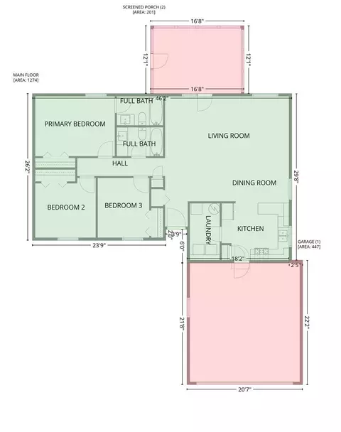 Floorplan - 1116 Bolin Ct, Springfield, IL 62703 photo 1 of 2