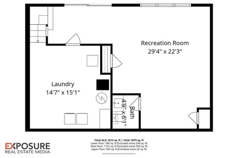 Floorplan - 1401 E Lake Shore Dr, Springfield, IL 62712 photo 3 of 3