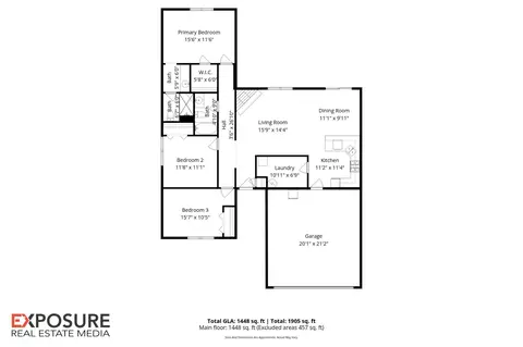 Floorplan - 1805 Wren Dr, Springfield, IL 62703 photo 1 of 1