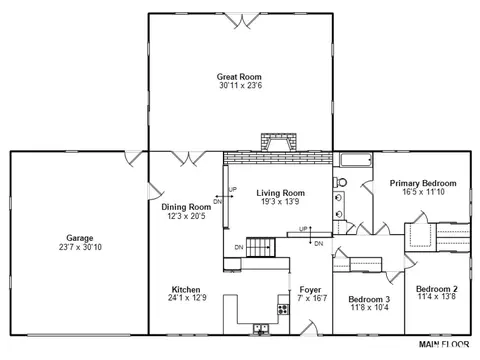 Floorplan - 2784 Hilltop Rd, Springfield, IL 62712 photo 1 of 3