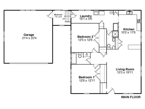 Floorplan - 519 W Wright St, Virden, IL 62690 photo 1 of 1