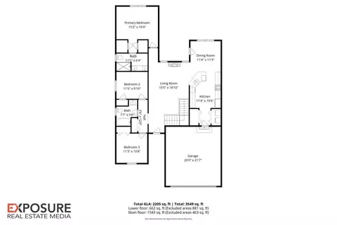 Floorplan - 3303 Lakemere Dr, Springfield, IL 62711 photo 3 of 3