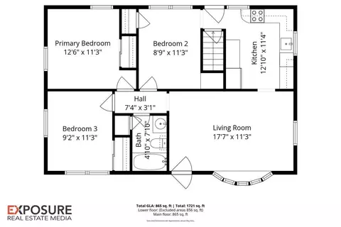 Floorplan - 1613 N Schrader Ave, Springfield, IL 62702 photo 2 of 2