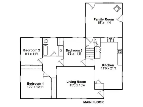 Floorplan - 6247 Crows Mill Rd, Springfield, IL 62712 photo 1 of 2